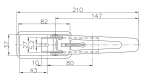 UNITRAILER ZB-01/BV 10-1 trailer side hook