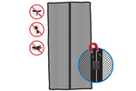 Magnetic mosquito net for doors ProPlus protective mesh (2x)210x50cm