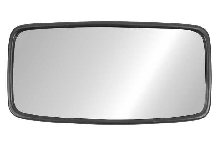 Heated side mirror PLASTEX LR0400E for agricultural machinery 407x208mm