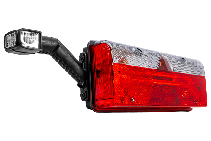 ASPÖCK EUROPOINT III LED bayonet tail lights 7PIN ASS2 with horn 7 functions left+right