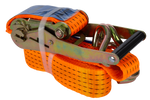 Set of four UNITRAILER 5m/50mm/5t orange transport belts with tensioner