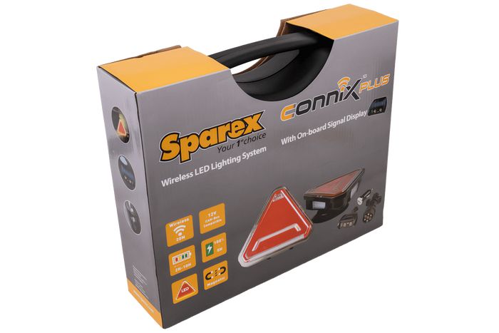 SPAREX CONNIX PLUS S.162710 LED rear lights 6 functions left+right, wireless, magnetic