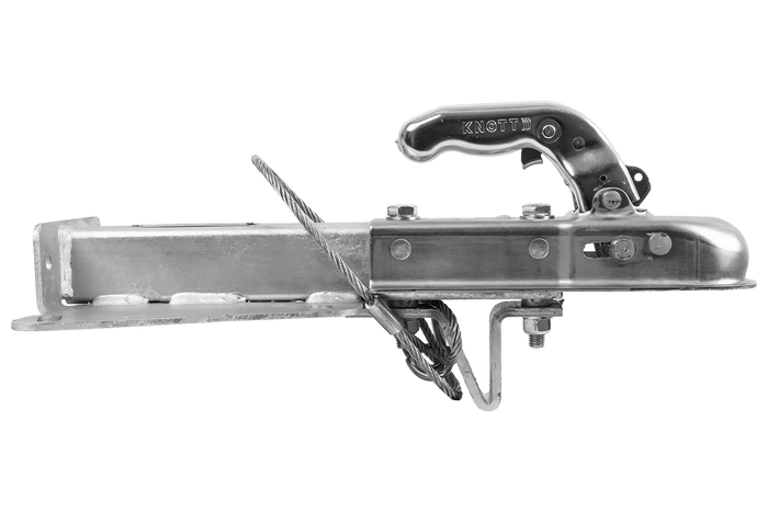 KNOTT K7.5-H+KZE7.5 ball hitch with support and cable for 750kg trailer with V-type drawbar
