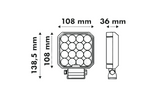 LED work lamp reflector LAYTZ LY7107 64xLED 6400lm square