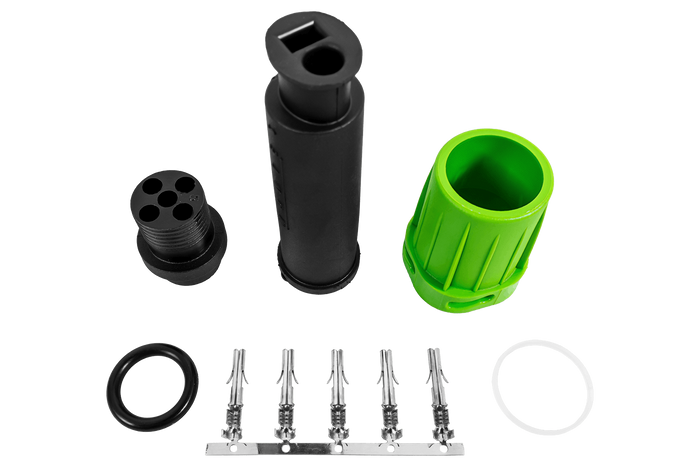 MANTES waterproof connector for trailer rear lights bayonet 5-PIN green right