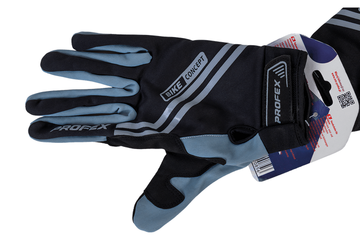Full-face cycling gloves, size L/XL, PROFEX 92085