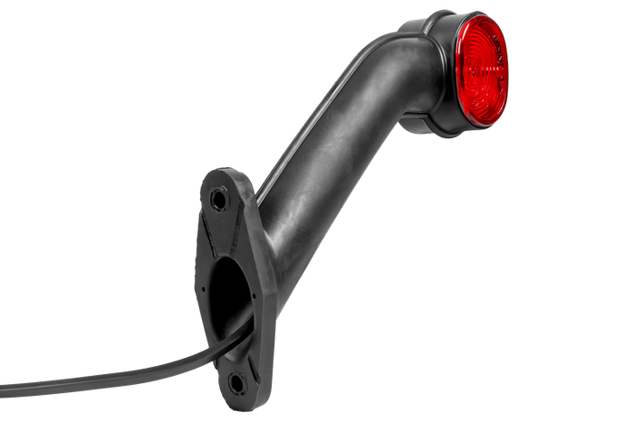 ASPÖCK SUPERPOINT II right marker lamp on a rubber arm with a side cable