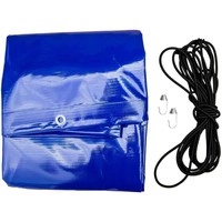 UNITRAILER flat cover tarpaulin for trailer blue 264x150 cm GARDEN 265 KIPP and EXPERT 2615