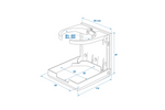 ProPlus 761474V01BK foldable drink holder for cans and bottles 58-98mm in diameter