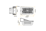 DOBPLAST DPT15 LED white universal marker lamp with holder