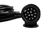 MANTES electrical installation, boat trailer harness 9.5m, 13PIN plug, 2x5PIN bayonets