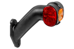 ASPÖCK SUPERPOINT II marker lamps left + right on a rubber arm with a side cable