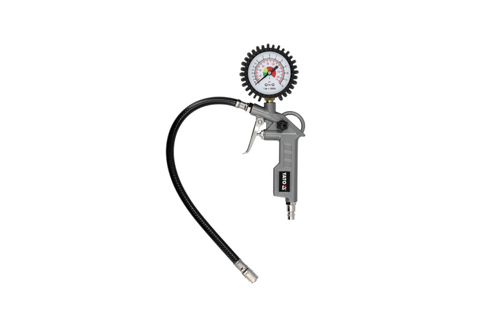 YATO YT-23780 pneumatic set for inflating tires, balls, mattresses, 6-piece