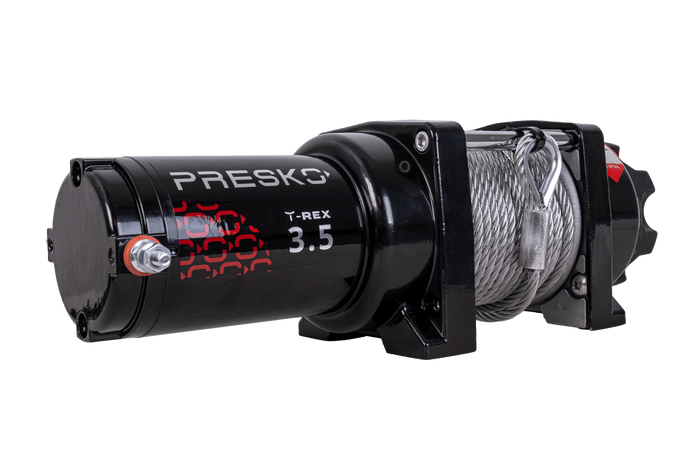 Electric winch for PRESKO T-REX 3.5 12V 1590kg trailer with 12m steel cable