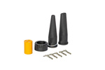 Set of ASPÖCK connectors for trailer rear lamps bayonet 5-PIN female