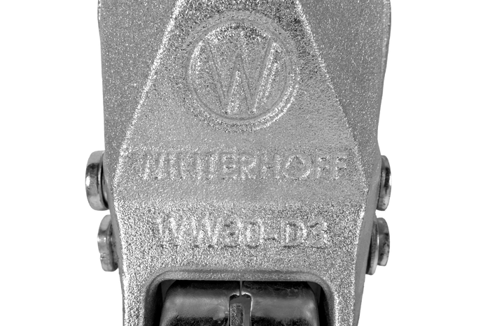WINTERHOFF WW 30-D3-K1212 ball hitch for 3000kg trailer with 50-51mm pipe drawbar, cast iron