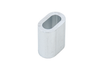 Aluminum connector for DROMET ZLA.5 ropes, sleeve for 5mm ropes