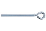 DROMET HO M8x160 construction hook with closed (eye) end