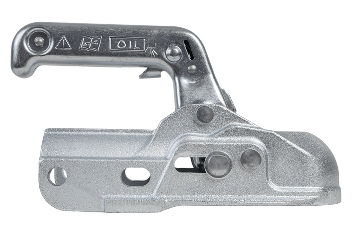 WINTERHOFF WW 30-K+Z ball hitch for a 3000kg trailer with a 35-51mm pipe drawbar, cast iron