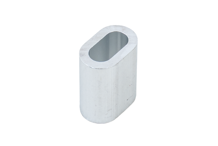 Aluminum connector for DROMET ZLA.5 ropes, sleeve for 5mm ropes