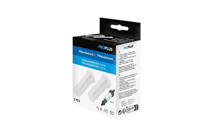 Set of two replacement cartridges for the ProPlus 150770AC01 water filter filter cartridges