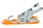 UNITRAILER 4m/25mm/1t orange transport belt with tensioner