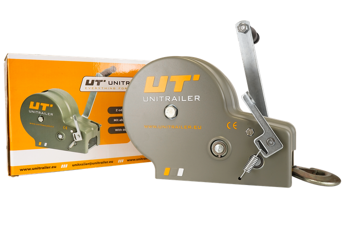 Manual winch for UNITRAILER 1150kg trailer with belt