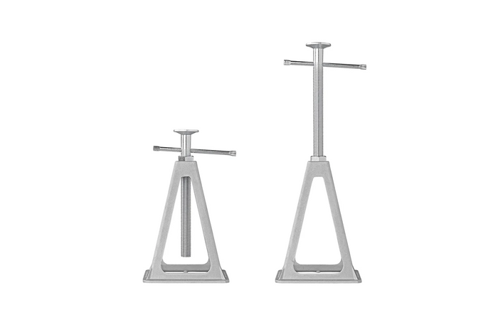 Set of four extendable supports ProPlus 360803 stabilizer for trailers 3600kg 430mm