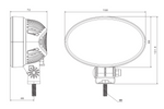 LED work lamp reflector FRISTOM FT-366 15xLED 6200lm