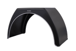 Twin fender for trailer 15-16" DOMAR DK3120 flat wheel arch 1000/510mm with white rim